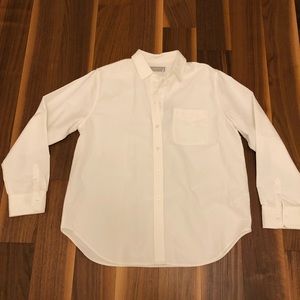 Everlane 100% cotton button down shirt size 12